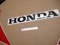 Honda CBR 125R 2005 red restoration decals set