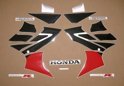 Honda CBR 125R 2005 red complete decals set