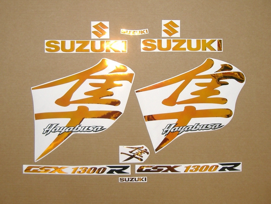 Suzuki hayabusa 1300 neo chrome color changing stickers