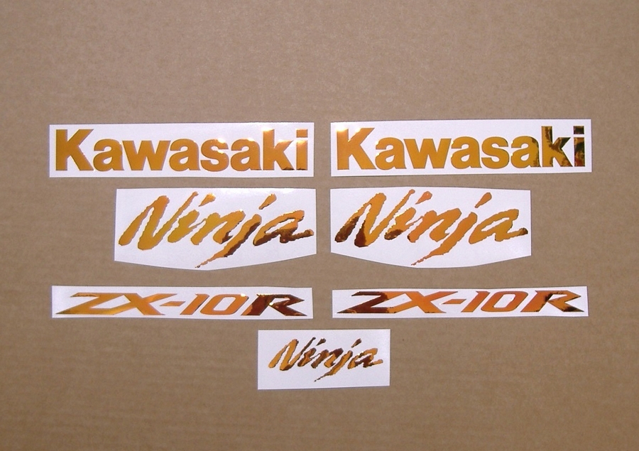 Kawasaki zx10r ninja neo chrome color changing stickers