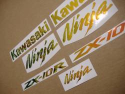 Kawasaki zx-10r ninja neo chrome color changing emblems