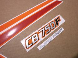 Honda CB 750F 1982 complete replacement sticker set