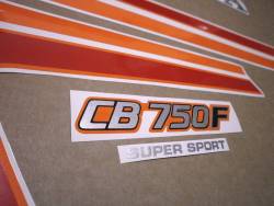 Honda CB 750F 1982 genuine pattern restoration graphics