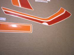 Graphics for Honda CB900F 1982 black-orange model