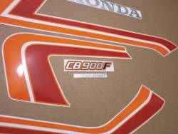 Honda CB 900F 1982 OEM pattern restoration stickers