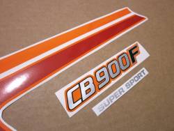 Honda CB 900F 1982 bol d'or replacement logo decals