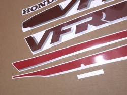 Honda VFR 750 f 1992 red restoration graphics