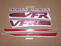 Honda VFR 750 f 1992 red reproduction decals