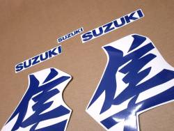 Blue graphics for Suzuki Hayabusa 2021 onwards