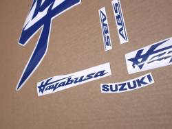 Blue stickers for Suzuki Hayabusa 2021 onwards