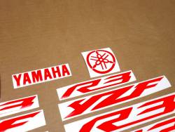 Signal red stickers for Yamaha YZF R3 300