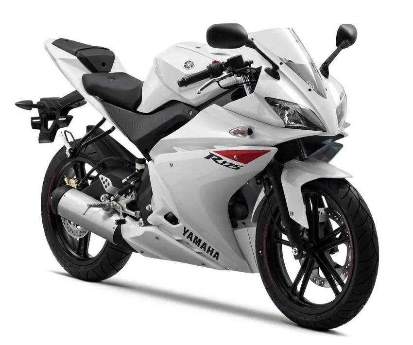 Yamaha R125 2010 white version replacement decals