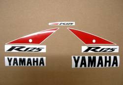 Yamaha R125 2010 oem pattern replacement decals