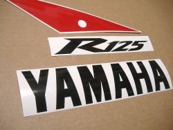 Yamaha R125 2010 genuine pattern stickers set