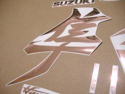 Rose gold stickers for Suzuki hayabusa 2021-onwards m1