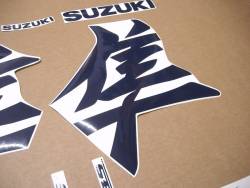 Dark blue stickers for Suzuki hayabusa 2021-onwards m1