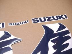 Dark blue decals for Suzuki hayabusa 2021-onwards m1