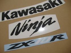 Kawasaki ZX10R 2008 Ninja green stickers kit