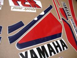 Yamaha FZR 1000 Genesis 1987 2la oem pattern stickers
