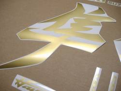 Suzuki hayabusa 2021 gen.3 gold logo kanji decals
