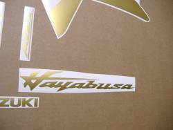 Suzuki hayabusa 2021 gen.3 golden kanji emblems set
