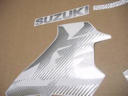 Suzuki hayabusa 2021 gen.3 silver carbon graphics set