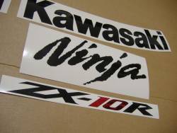 Kawasaki ZX 10R 2008 orange complete sticker kit