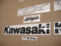 Kawasaki ZX10RR 2021 RR racing replica sticker set