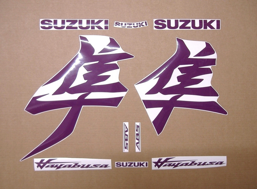 Purple stickers for Suzuki hayabusa 2021-onwards