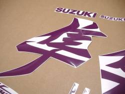 Purple decals for Suzuki hayabusa 2021-onwards
