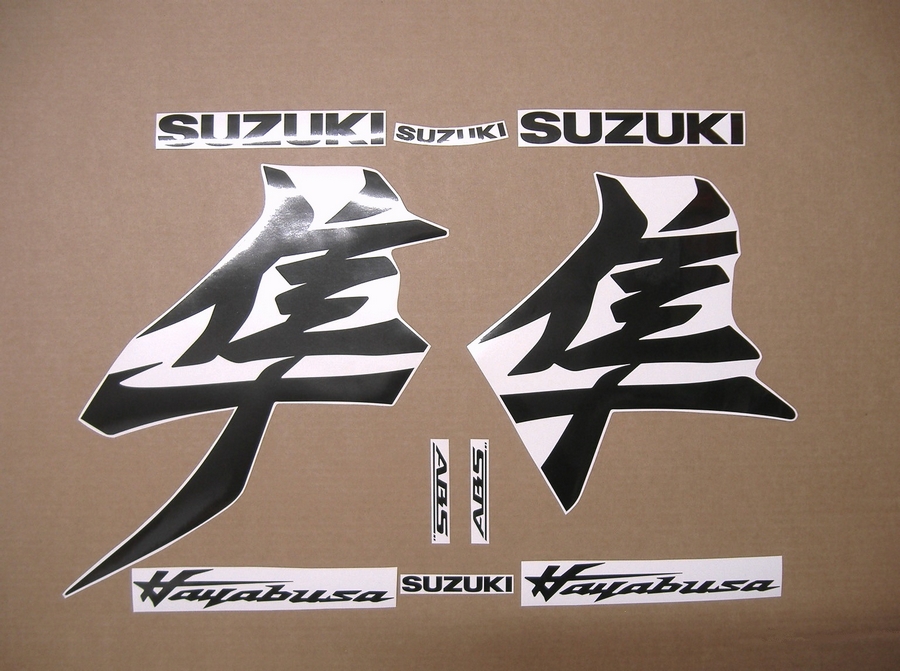 Black decals for Suzuki hayabusa 2021-onwards