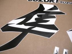 Black stickers for Suzuki hayabusa 2021-onwards