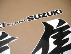 Black graphics for Suzuki hayabusa 2021-onwards