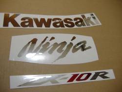 Kawasaki ZX-10R 2008 Ninja black adhesives