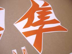 Reflective orange stickers for Suzuki hayabusa 2021 3rd gen