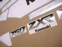 Kawasaki ZXR 750 1990 Stinger oem pattern stickers
