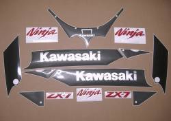 Kawasaki ZX-7 1990 complete replacement decal set