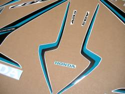 Teal custom decals for Honda CBR 500R 2020