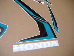 Teal custom stickers for Honda CBR 500R 2020