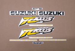 Suzuki TL 1000S 1999 full restoration graphics set