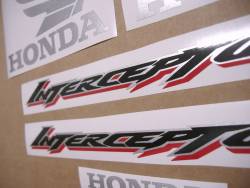 Decals (genuine pattern) for Honda VFR 2007 Interceptor