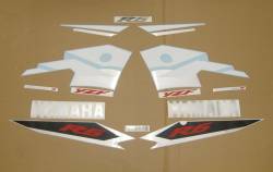 Yamaha R6 2003 5SL silver stickers