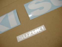 Suzuki GSXR 600 2009 white labels graphics set