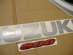 Suzuki 600 2009 orange stickers kit