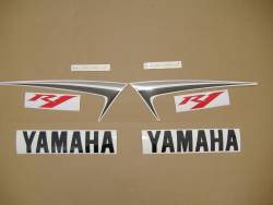 Yamaha R1 2009 RN22 white EU full sticker set