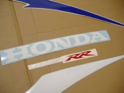 Honda CBR 600RR 2007 blue decals kit 