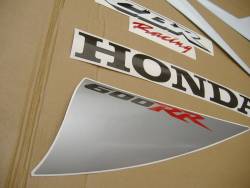 Honda CBR 600RR 2007 white adhesives set