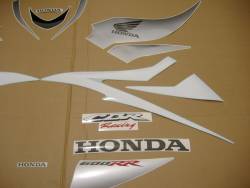 Honda CBR 600RR 2007 white stickers