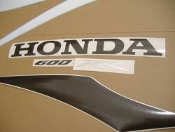Honda CBR 600RR 2007 grey decals kit 