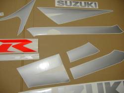 Suzuki GSX-R 600 K3 silver stickers set